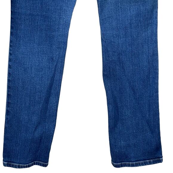 LRL Lauren Ralph Lauren Women’s Straight Leg Dark Wash Jeans with Stretch size 6 - Picture 8 of 13